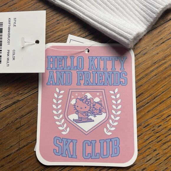 Hello Kitty and Friends Women Juniors Small Sweater Angel Intarsia Christmas $59 - Picture 5 of 16